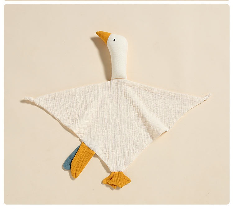Goose Baby Security Lovey | Cotton Muslin Comfort Blanket